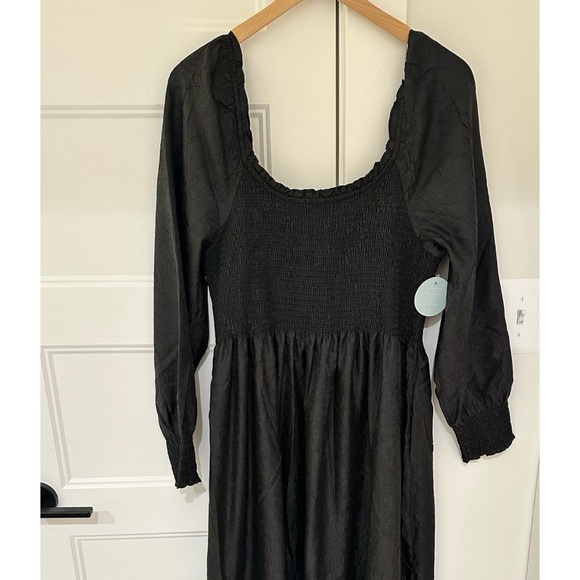 Hill House Emily Nap Dress Womens XL Black Maxi Romantic Cottagecore Timeless - Picture 10 of 15